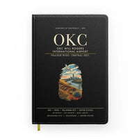 Thumbnail for OKC Will Rogers International Airport (OKC) design on black notebook