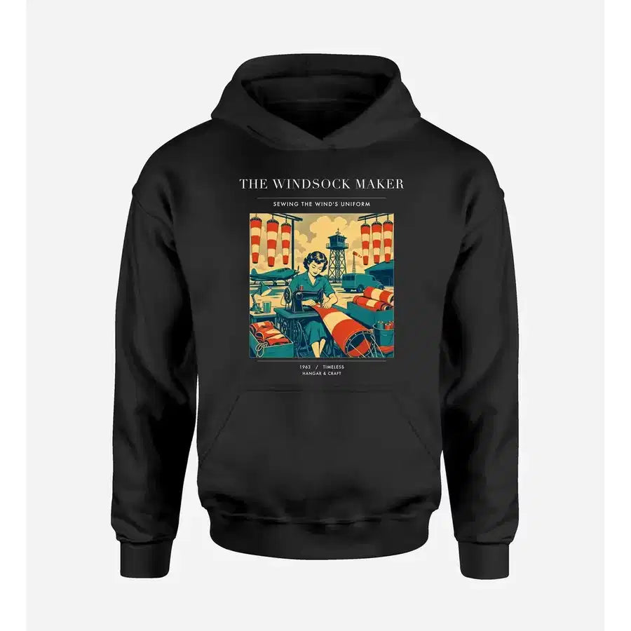 VINTAGE G4429 - The Windsock Maker - Premium Hoodie design on black premium