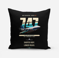 Thumbnail for Boeing 747SP design on black pillow