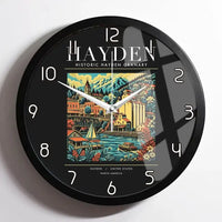 Thumbnail for HAYDEN - Poster - Wall Clock Framed - Black