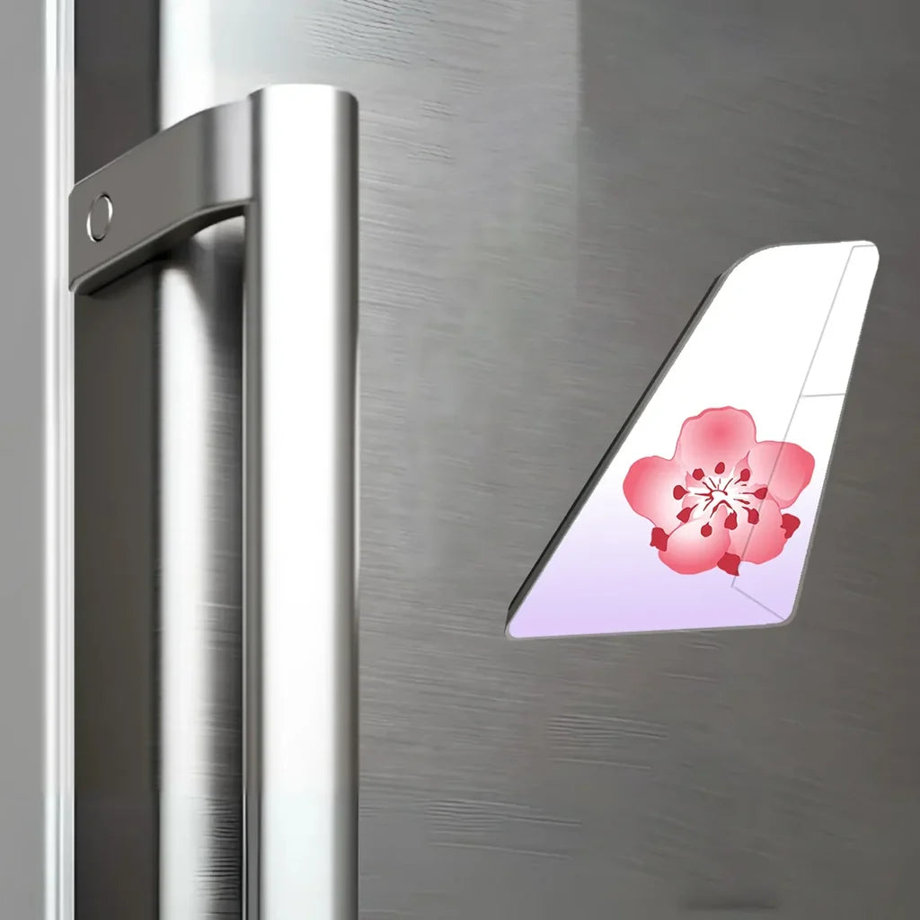 China Airlines aviation design tail magnet in 3D metal with magnetic back.