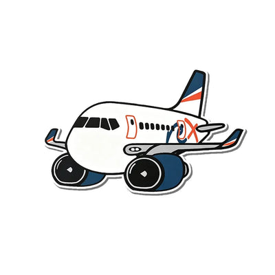 Rex Airlines Boeing 737 aviation design airplane sticker in weather-resistant vinyl.