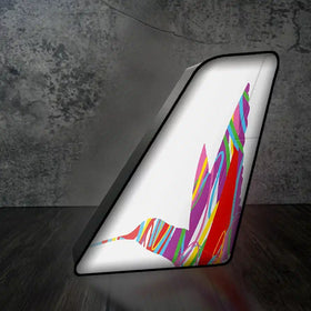 Carbbean Airlines Led Aircraft Tail & 3D Lamp