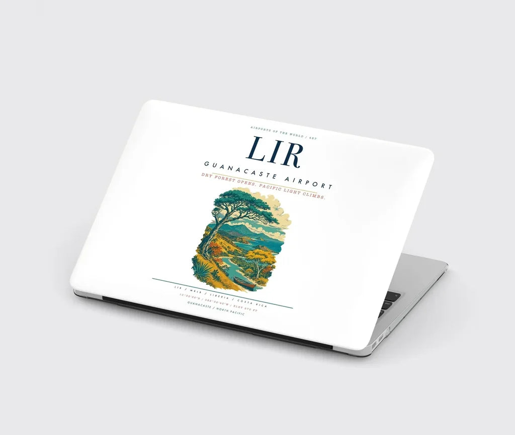 Guanacaste Airport (LIR) design on white MacBook case