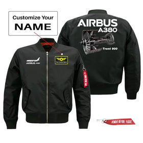 Airbus A380 & Trent 900 Engine Pilot Jackets (Customizable)