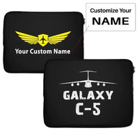 Thumbnail for Military Transport Airplane C 5 Laptop & aviation themed laptop & tablet case for laptop or tablet.