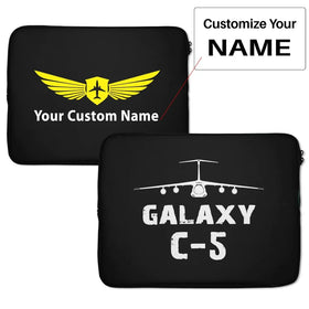 Military Transport Airplane C 5 Laptop & Tablet Cases