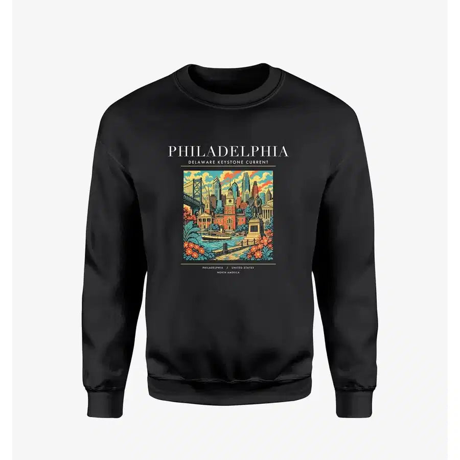 PHILADELPHIA - Poster - Sweatshirt - Black