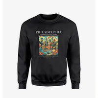 Thumbnail for PHILADELPHIA - Poster - Sweatshirt - Black