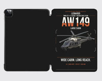Thumbnail for Leonardo AW149 design on black ipad tablet case