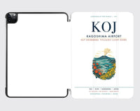 Thumbnail for Kagoshima Airport (KOJ) design on white ipad tablet case