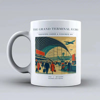 Thumbnail for VINTAGE G4300 - The Grand Terminal Echo - Ceramic Mug design on white