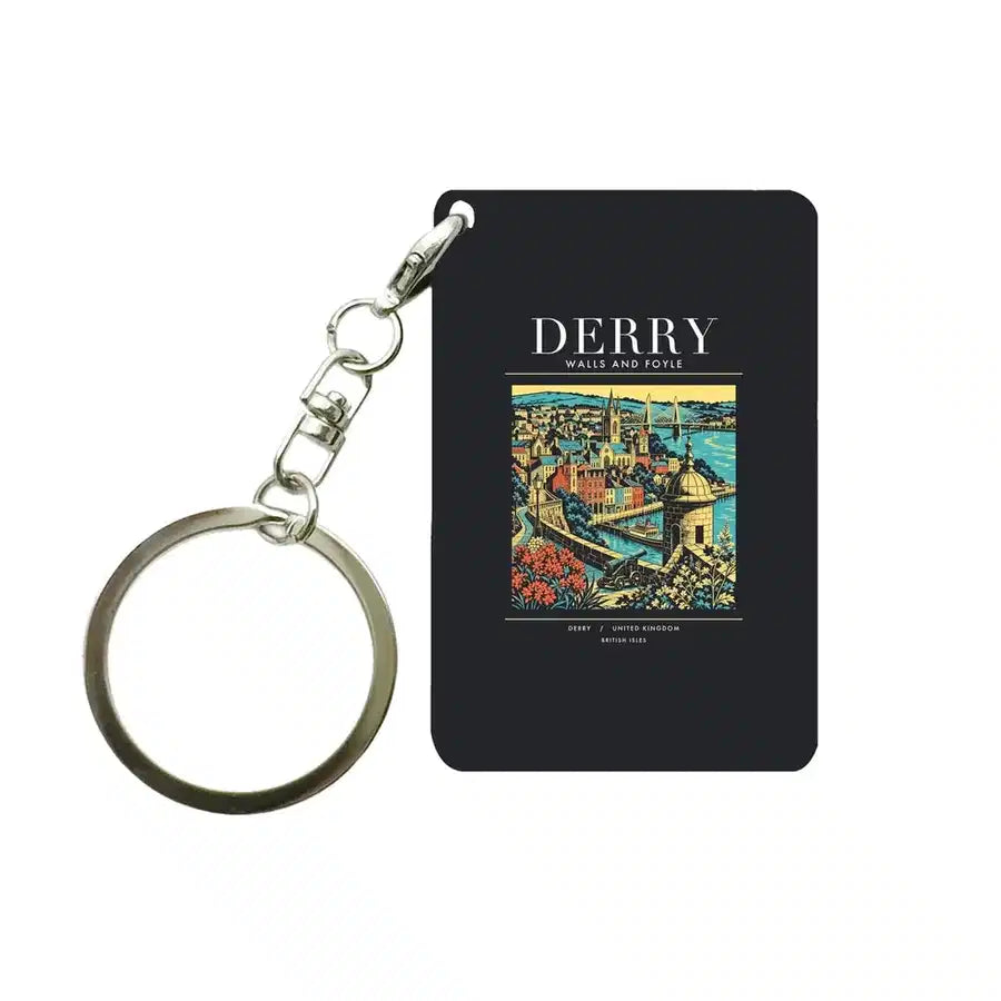 DERRY - Poster - Key Chain - Black
