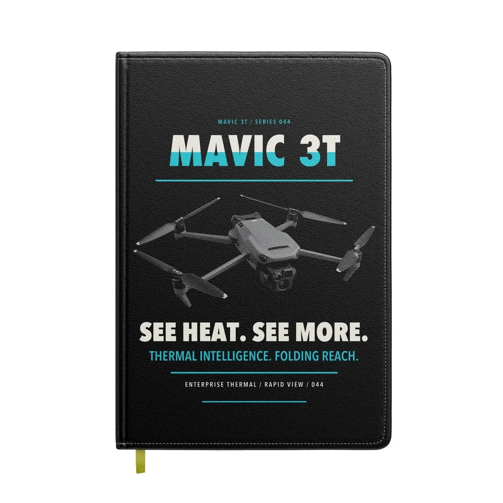 DJI Mavic 3 Thermal design on black notebook