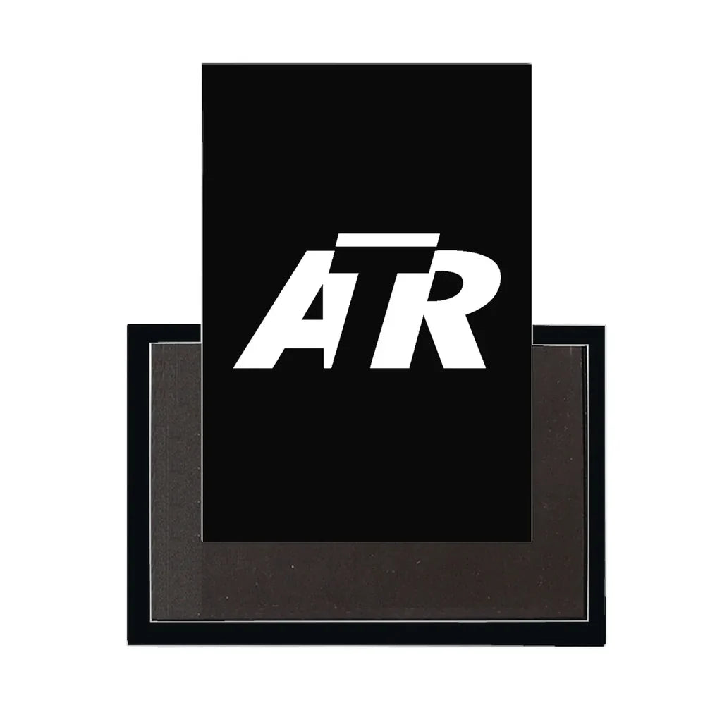 ATR & Text aviation design magnet in strong neodymium core.