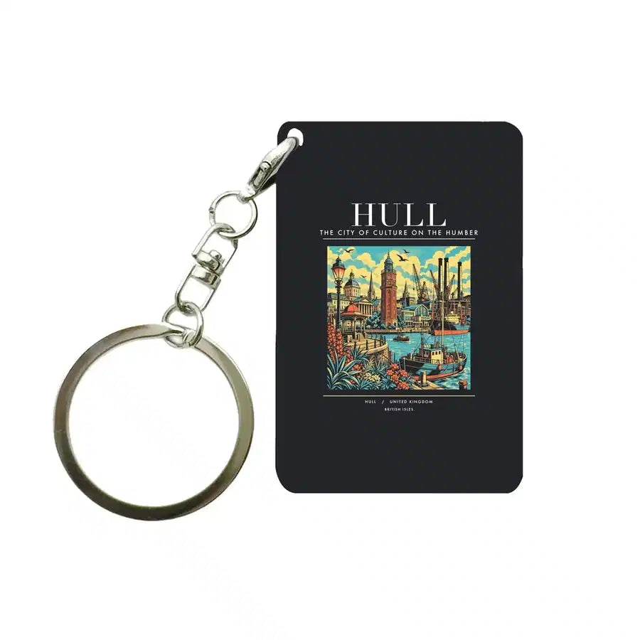 HULL - Poster - Key Chain - Black