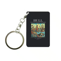 Thumbnail for HULL - Poster - Key Chain - Black