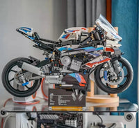 Thumbnail for 1920Pcs BMW M1000RR For Building Blocks Motorcycle aviation themed Lego-style model aircraft in ABS plastic.