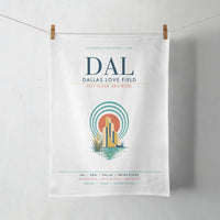 Thumbnail for Dallas Love Field (DAL) design on white towel
