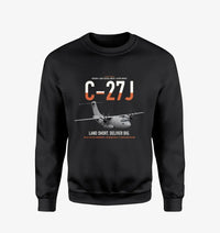 Thumbnail for C-27J Spartan design on black sweatshirt