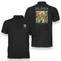 Thumbnail for WUZHEN - Poster - Double-Side Polo - Black