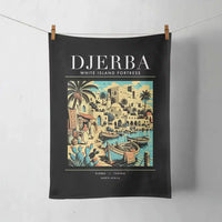 Thumbnail for DJERBA - Poster - Towel - Black