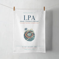 Thumbnail for Gran Canaria Airport (LPA) design on white towel