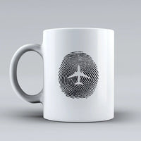 Thumbnail for Customisable Aviation Finger Print Mug - view 2