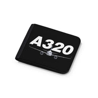 Thumbnail for Super Airbus A320 aviation wallet in leather.