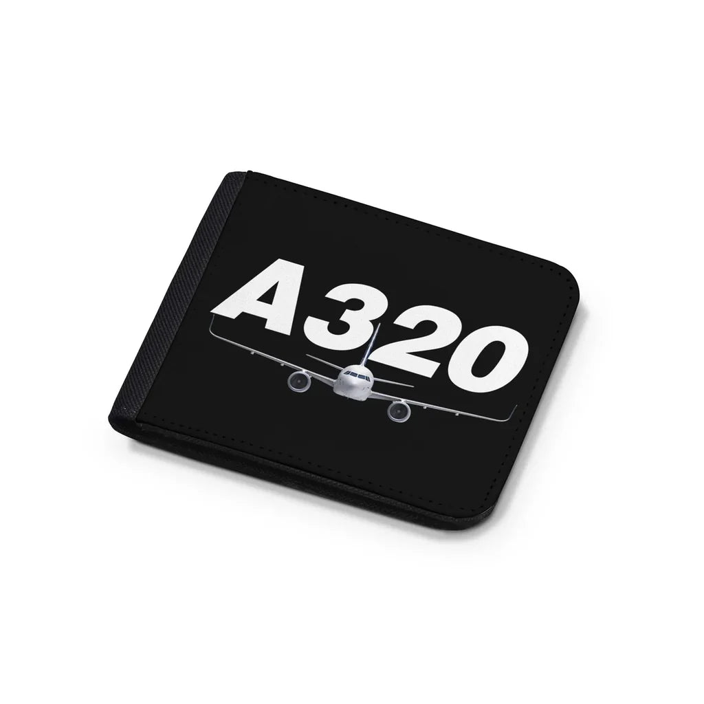 Super Airbus A320 aviation wallet in leather.
