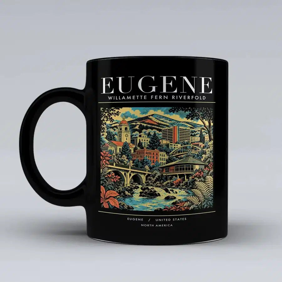 EUGENE - Poster - Mug - Black