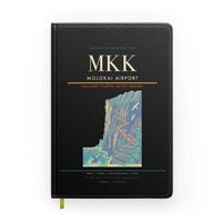 Thumbnail for Molokai Airport (MKK) design on black notebook