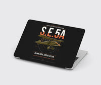 Thumbnail for Royal Aircraft Factory S.E.5a design on black MacBook case