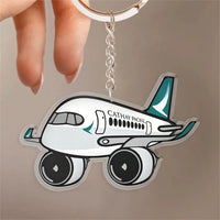 Thumbnail for Cathay Pacific Airbus A350 Design Acrylic Keychain