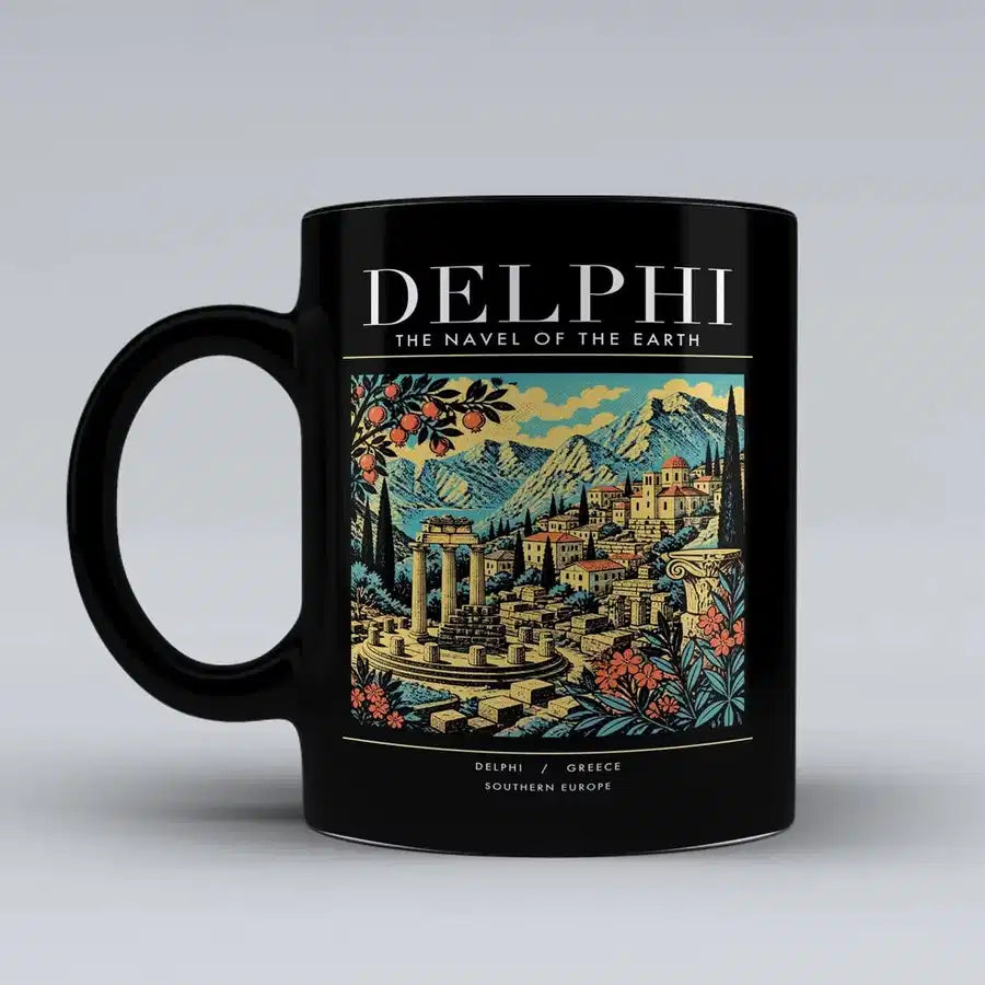 DELPHI - Poster - Mug - Black