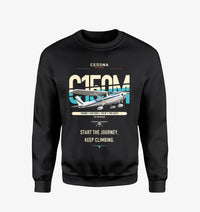 Thumbnail for Cessna 150M design on black sweatshirt