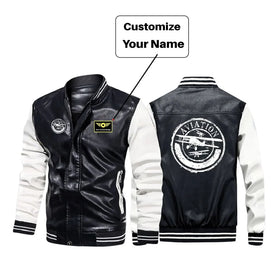 Aviation Lovers Stylish Leather Bomber Jackets