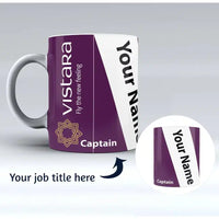Thumbnail for Vistara Airlines Designed Ceramic White Mugs - view 1