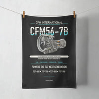 Thumbnail for CFM56-7B design on black towel