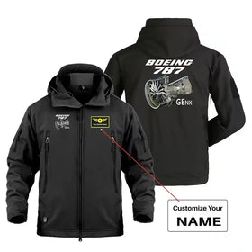 Boeing 787 & GENX Engine Military Jackets (Customizable)