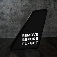Thumbnail for Remove Before Flight Led Aircraft Tail aviation design on premium acrylic with LED 3D aircraft tail lamp.