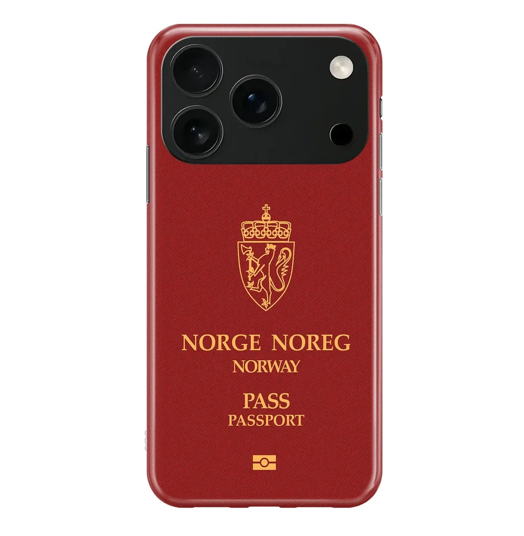 Norway Passport iPhone Case