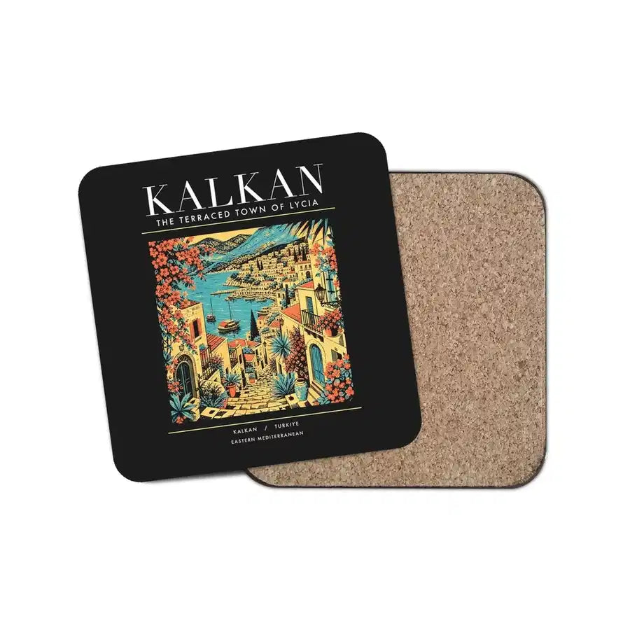 KALKAN - Poster - Coaster - Black