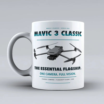 Mavic 3 Classic Mug design on white dji