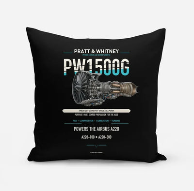 PW1500G design on black pillow