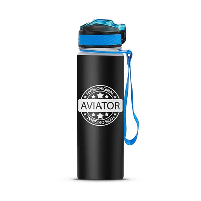 100 Original Aviator Sports aviation design on sport kettle, insulated bottle with sport spout.