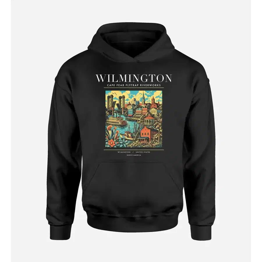 WILMINGTON - Poster - Premium Hoodie - Black