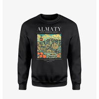 Thumbnail for ALMATY - Poster - Sweatshirt - Black