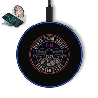 Thumbnail for Fighter Jet 16 - Death From Above aviation design on durable build wireless charger.