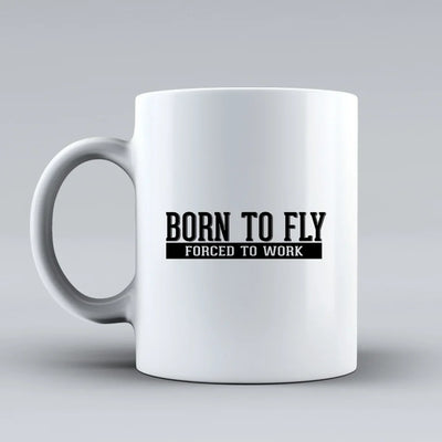 Customisable Born to Fly Mug - view 2